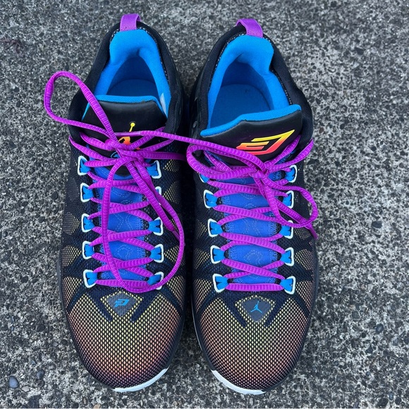 Nike Air Jordan CP3.VIII AE Multicolor Sneakers Size 9.5 - Picture 6 of 11